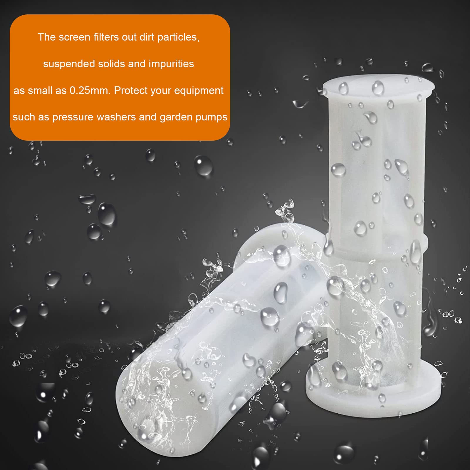 Filtro de Agua Hidrolimpiadora Incluye con 4 Inserto de Filtro y 2 Rápidos Adaptadores Filtro de Agua para Lavadora a Presión, para Todas Las con Conexión de Agua de 3/4 Limpiadora a Presion