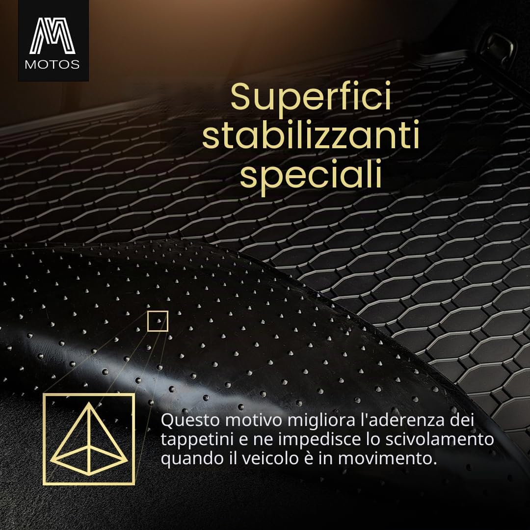 Vasca baule tappetino per bagagliaio si adatta per NISSAN Qashqai 2022- Migliora il tuo comfort di viaggio con auto tappetino antiscivolo
