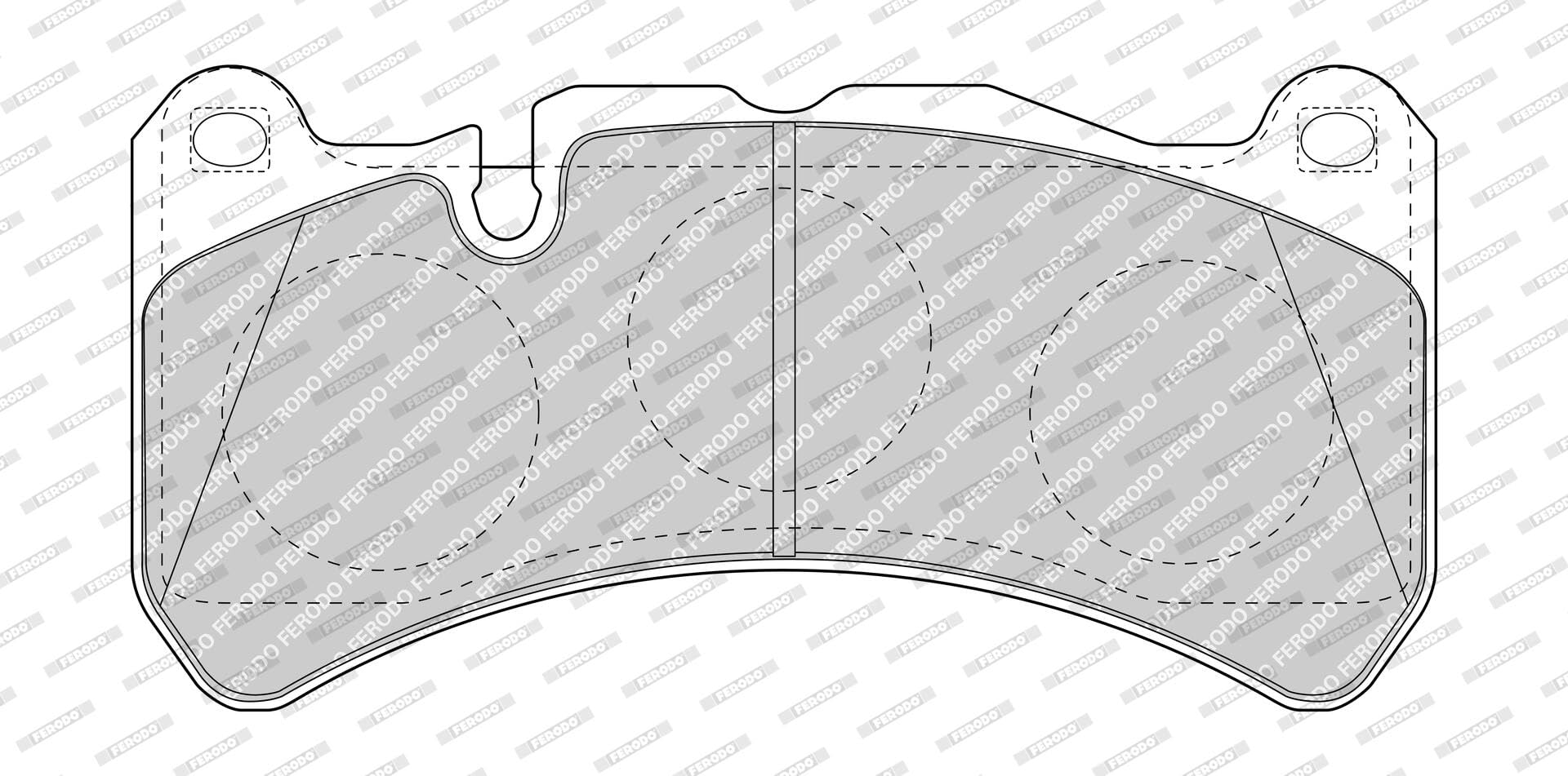 FERODO Kit pastiglie freni Anteriore predisposto per visualizzazione avviso usura senza accessori FDB4212 Compatibilità con MERCEDES-BENZ CLK C209 SLK R171 CLK Cabriolet A209, MASERATI GHIBLI III M157 | Compatibile con: MERCEDES-BENZ CLK, CLK Cabriolet, S