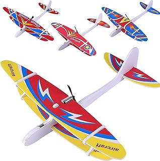 HTLNUZD Foam Plane Glider Hand Airplanes Capacitor Electric Plane Light Inertial EVA Outdoor Aircraft Modelï¼ˆ1pcï¼‰