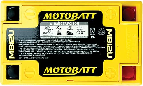 Miniatura 3 de DB Electrical MB12U - Batería para Motobatt de 15 Ah, Aprillia, Benelli, Bmw, Ducati, Honda, Kawasaki, Yamaha 12N12-4A 12N12A-4A-1 YB12A-A YB12AAS