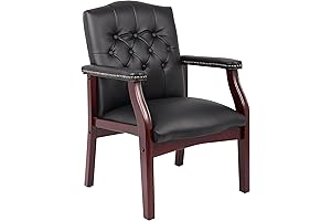 Boss Office Products Ivy League Executive Guest Chair: A Professional and Refined...