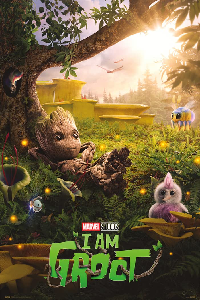 Amazon.com: I Am Groot - TV Show Poster (Chill Time) (Size: 24