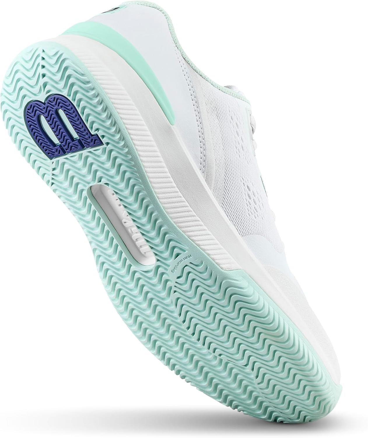 WILSON Intrigue Pro Women's Tennis Shoe - White/Bay/Skipper Blue, Size 7.5