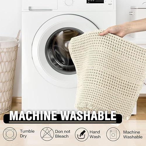 Miniatura 7 de H.VERSAILTEX Tapete de baño súper absorbente, antideslizante, lavable a máquina, ultra suave, para junto a la bañera, 32 x 20 más 24 x 17 pulgadas,