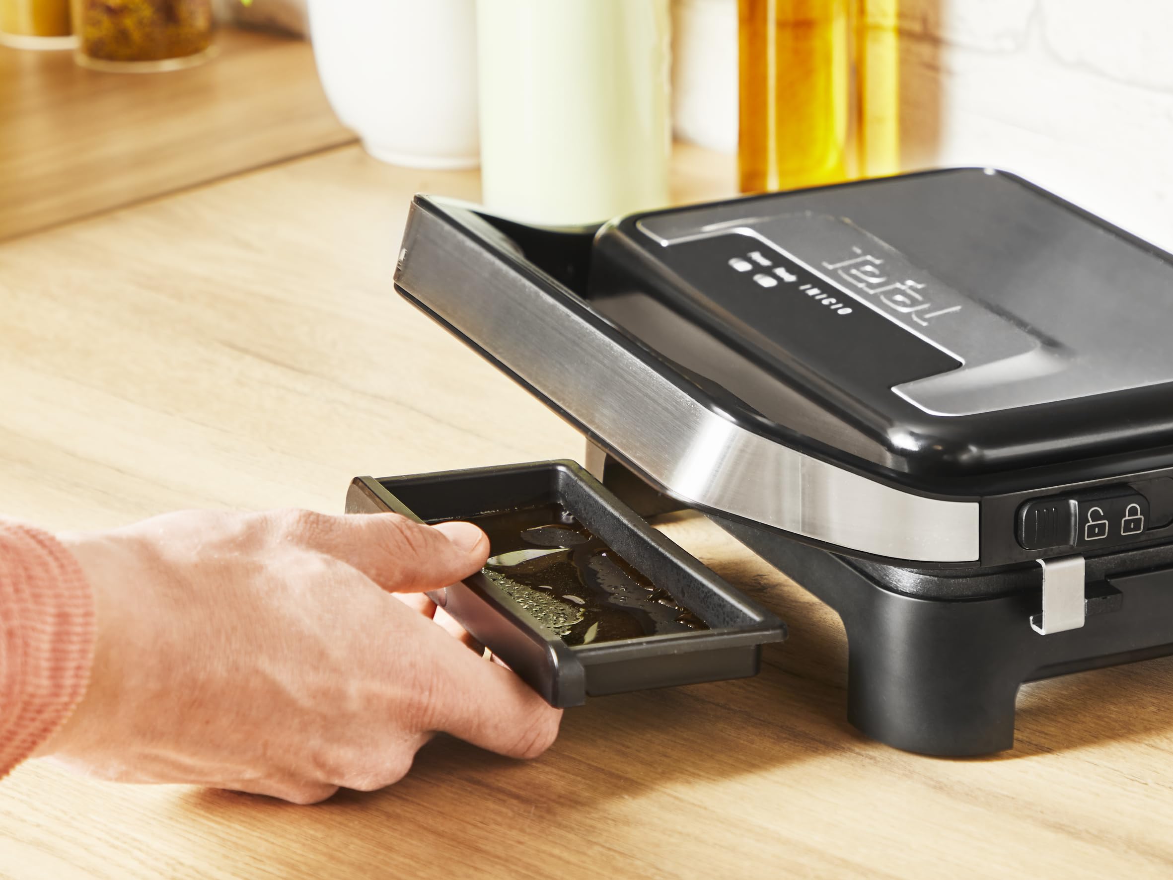 Piastra Grill Elettrica Tefal GC270D10 Nero 1000 W