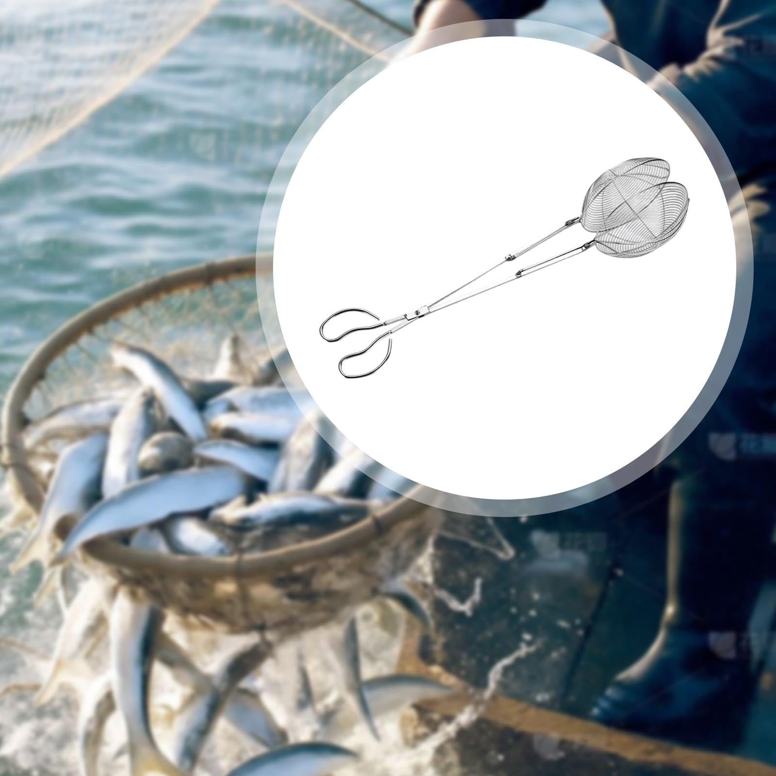 Fischzange Aus Edelstahl, Ergonomische Fischzange, Tragbare Aalzange, Rostfreie Konstruktion, Einfach zu Bedienen, Geeignet