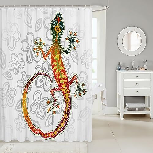 Vista 51 de Erosebridal Kids Tie Dye Shower Curtain, Girls Bohemian Hippie Bath Curtain, Watercolor Psychedelic Bathroom Accessories, Waterproof Polyester