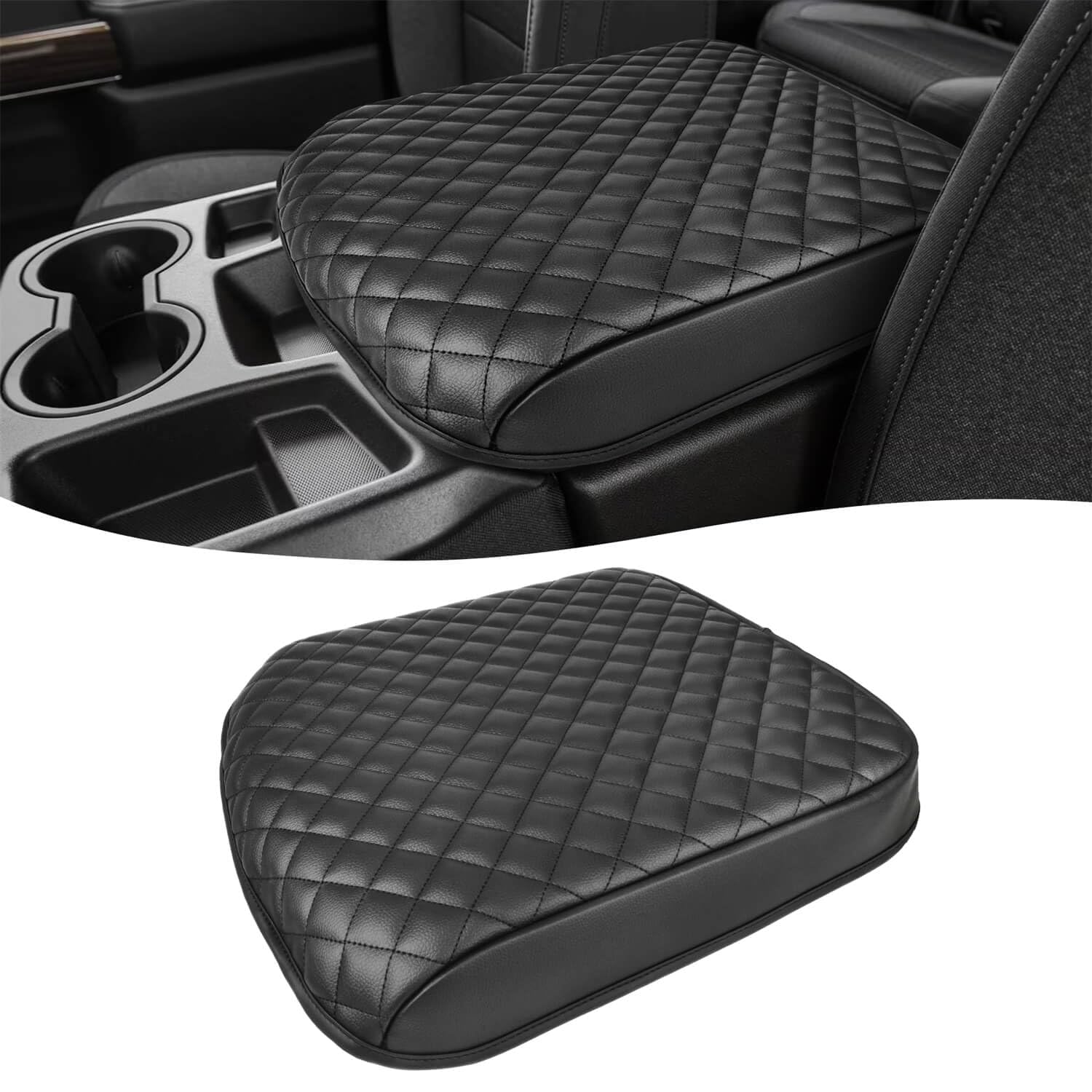 Coussin d'accoudoir de console centrale pour Chevy Silverado GMC Sierra 1500 2500 3500 2500HD 2019-2025, housse de couvercle de siège de saut, accessoire de camion en cuir vinyle imperméable