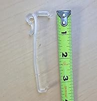 Vista 2 de Clip de cenefa para madera, madera sintética, persianas venecianas (clip de 3 1/4 pulgadas)