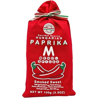 Menol Spices Original Hungarian Paprika Powder Smoked Sweet 100 g