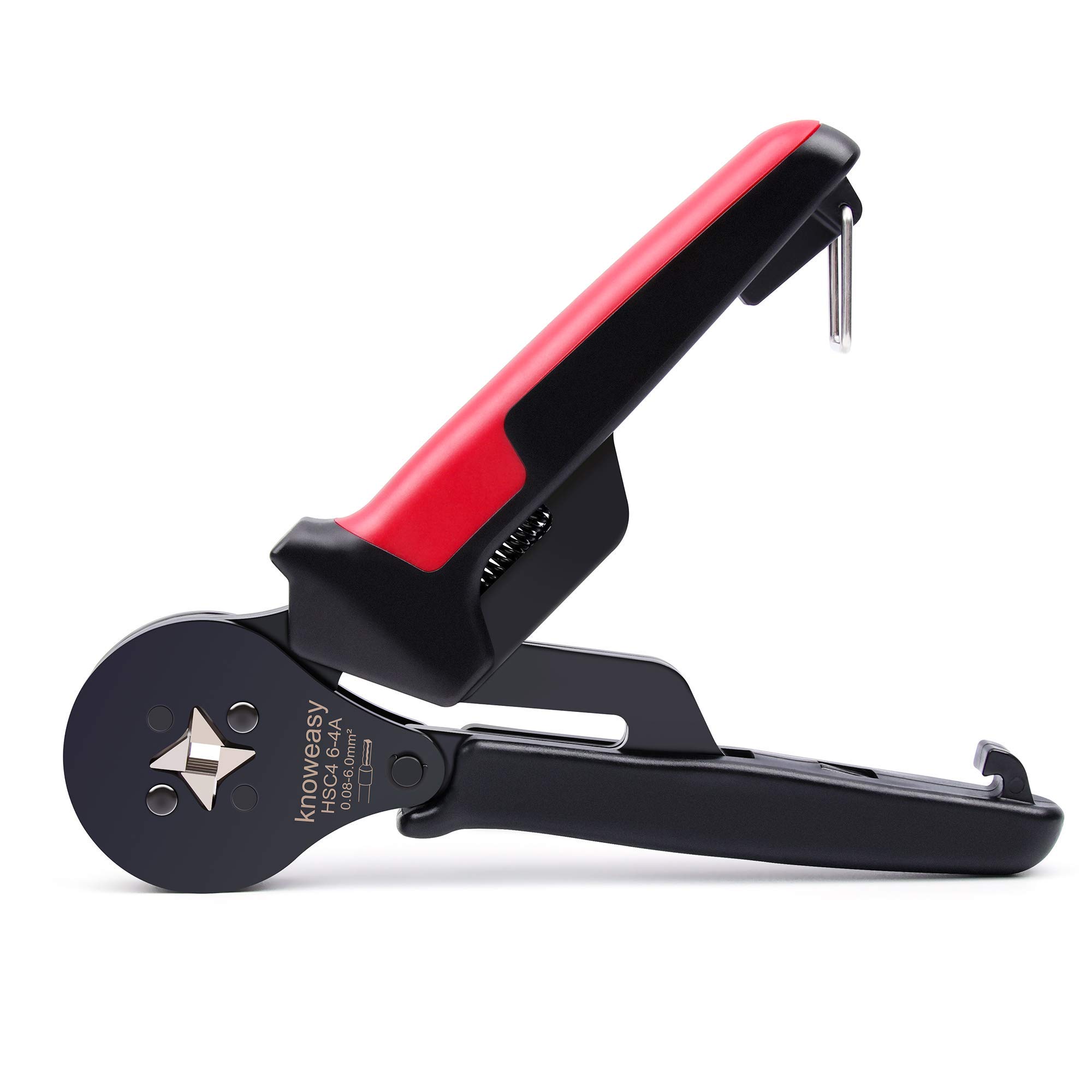 Knoweasy Ferrule Crimping Tool, Mini Ferrule Crimp Tool for 0.08-6.0mm²/AWG28-10, Professional Wire Ferrule Crimper for Electrical Terminals, Handheld Crimping Pliers for Precise Crimping