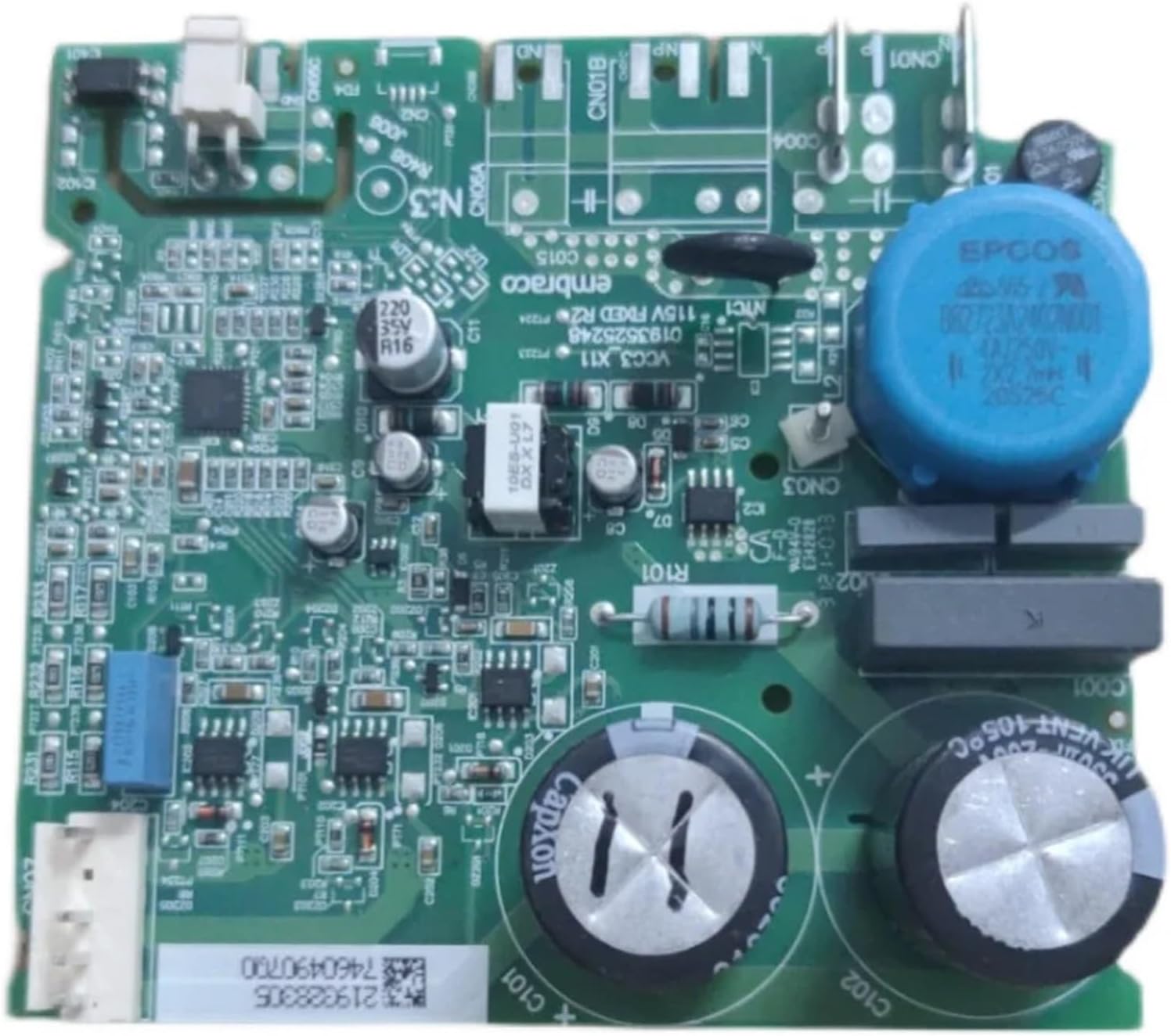 Embraco Vcc3 1156 Refrigerator Inverter Compressor Driver Board 0193525048 115v