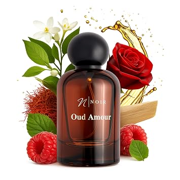 NOIR Oud Amour Eau de Parfum for Women Luxurious Floral Oud with Jasmine, Rose & Sandalwood | Long Lasting - 100ml / 3.4 Fl Oz