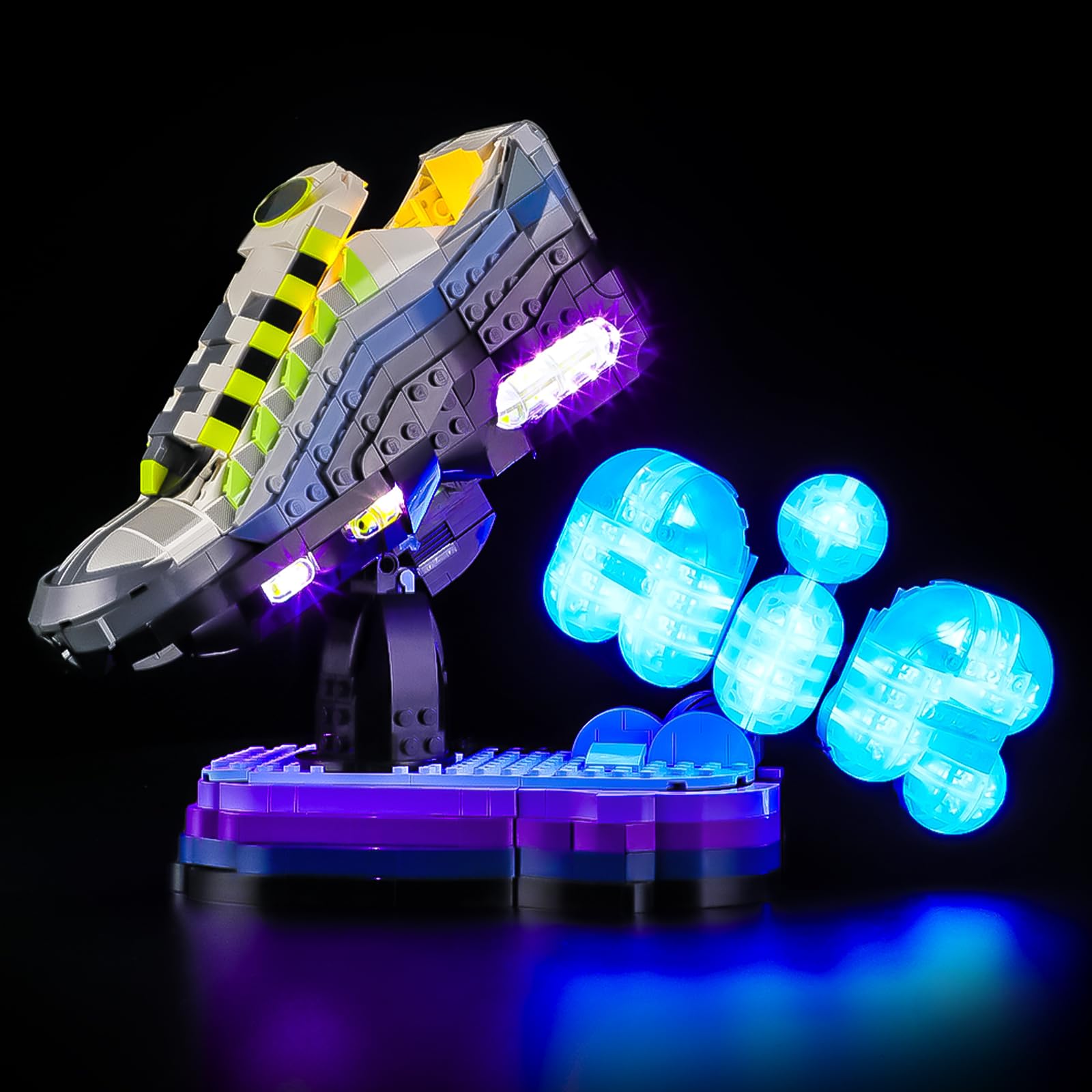 YEABRICKS LED Light for Lego-43025 LEGO® Editions Nike Air Max 95 x LEGO Set Building Blocks Model (Building Set NOT Included)