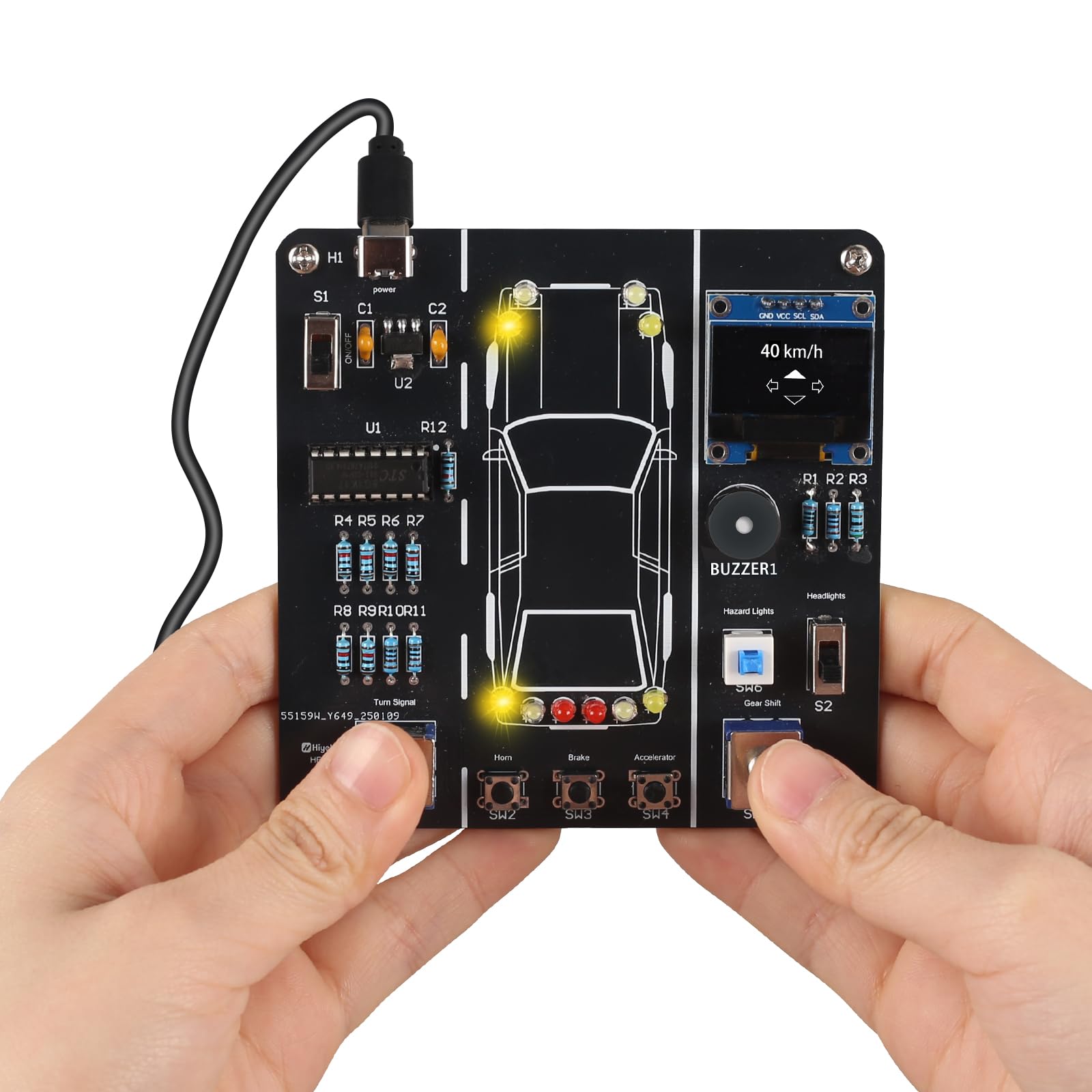 Car Driving Simulation Soldering Kit