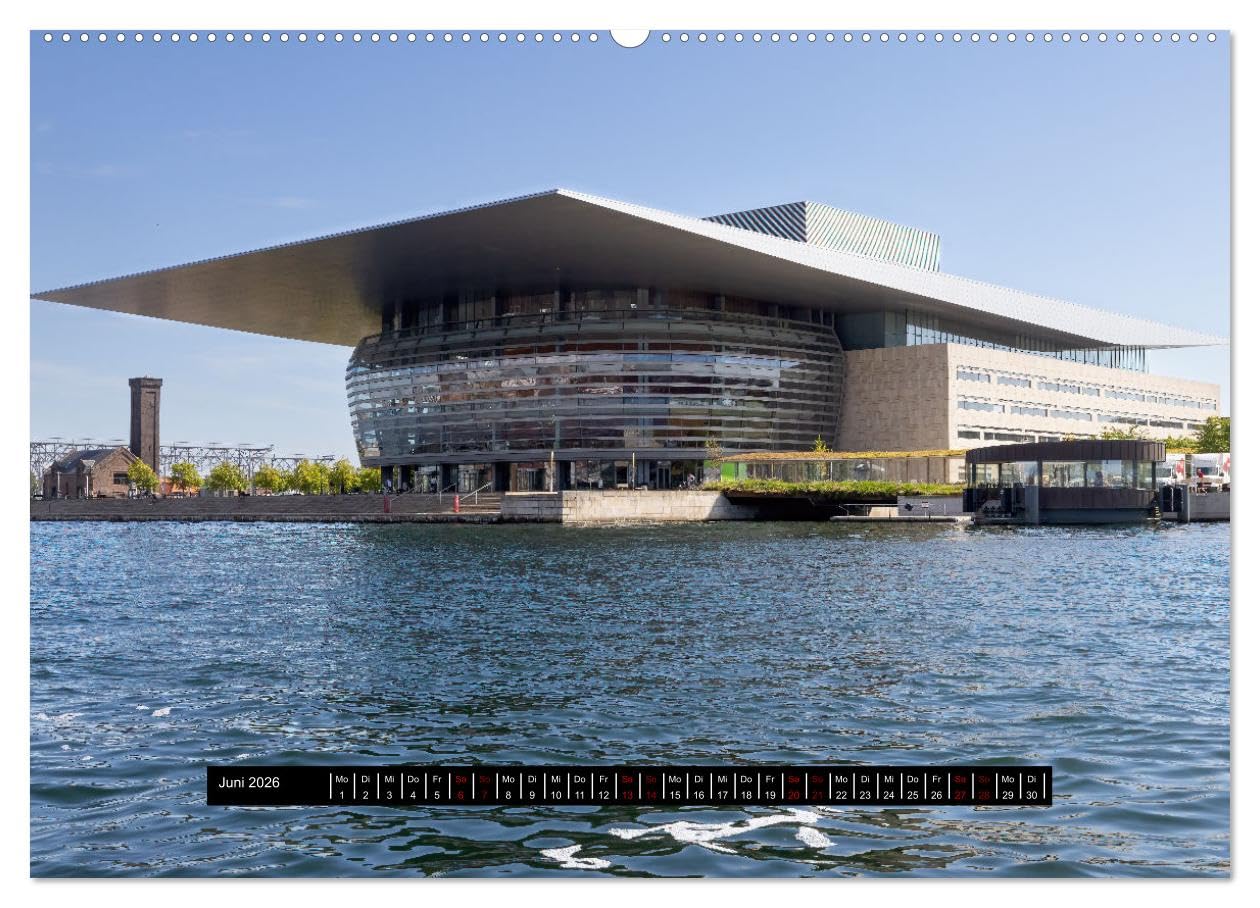 Kopenhagen - Juwel an der Ostsee (hochwertiger Premium Wandkalender 2026 DIN A2 quer), Kunstdruck in Hochglanz: Geheimtipp Architektur (CALVENDO Orte)