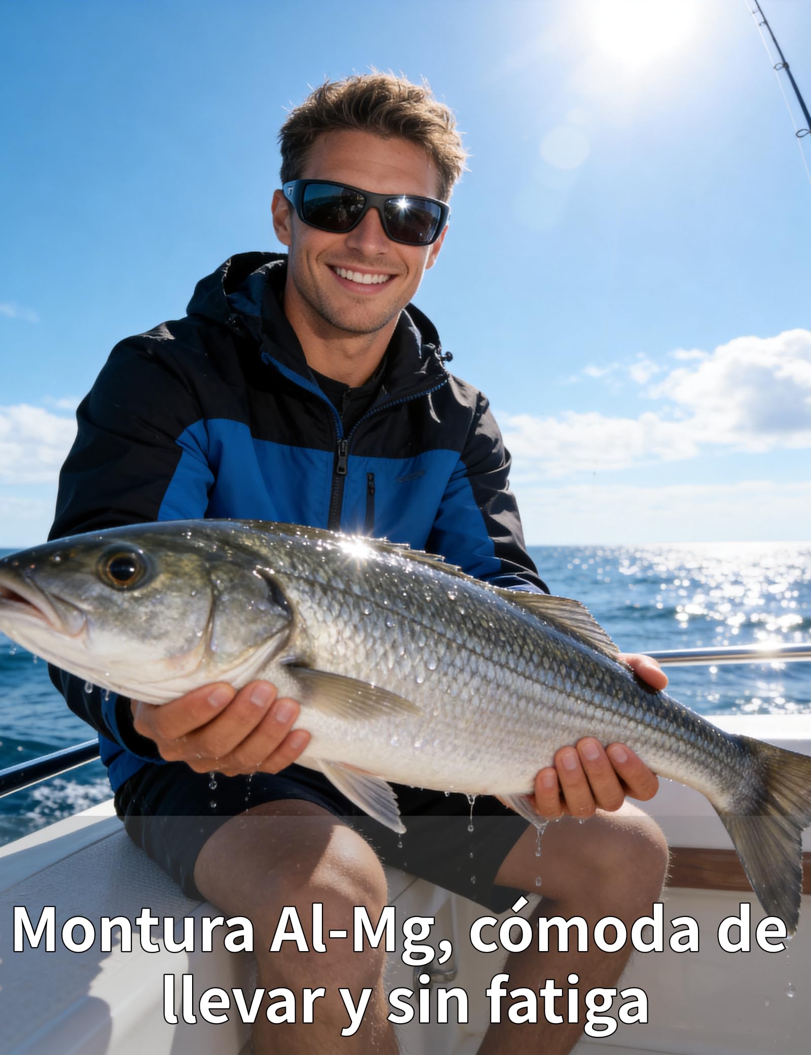 PUKCLAR Gafas de Sol Hombre Polarizadas con Protección UV400 y Montura TR90 Ultraligera que ofrecen una Visión HD Antirreflejos para Conducir Ciclismo y Aire Libre