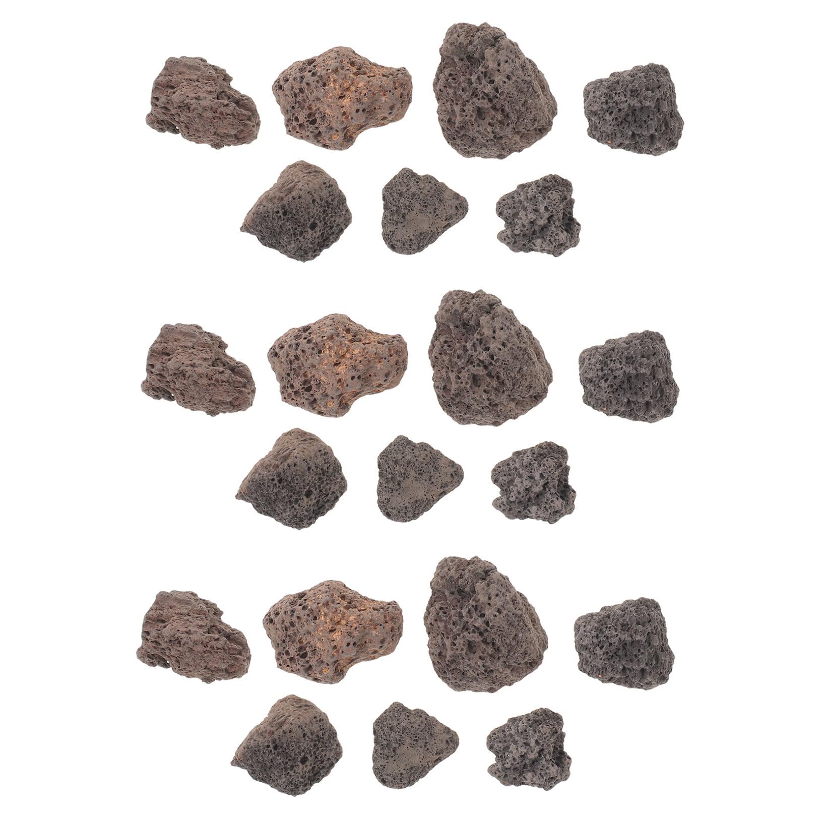 Kamienie wulkaniczne pumeksowe do akwarium - żwir do akwarium, kamień dekoracyjny do miniaturowych ogrodów wróżek, terrariów, kąpieli dla ptaków, 1,1 kg