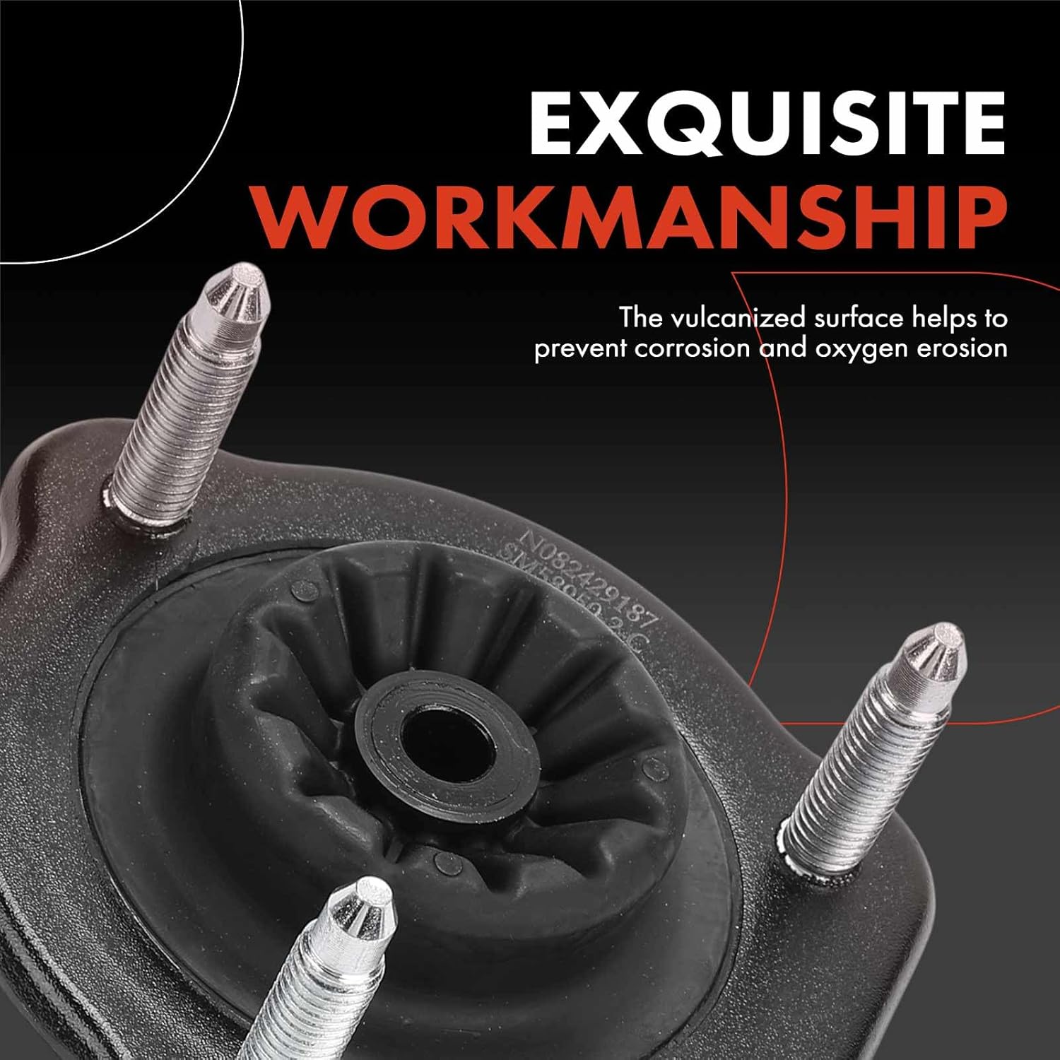 A-Premium Front Suspension Strut Mounts Compatible with Chevrolet Colorado & GMC Canyon, 2015-2022, 2-Pack