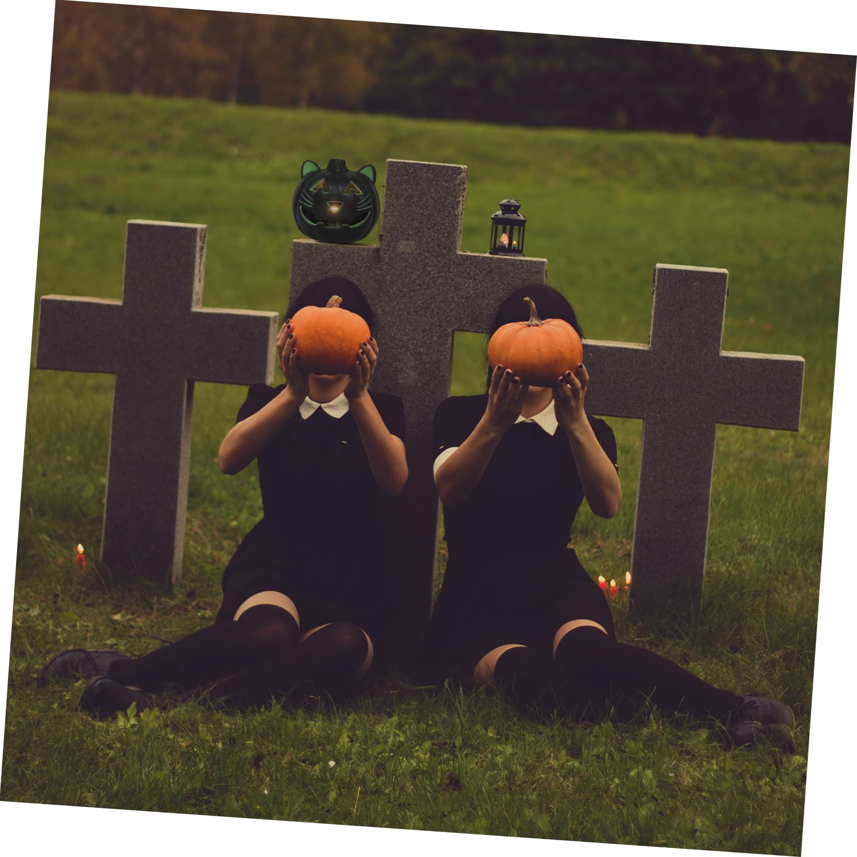 DOITOOL 1pc Creative Decorative Pumpkin Night Light Halloween Adornment for Living Room and Bedroom Unique Desktop Lamp with Fine Workmanship and Durable Design