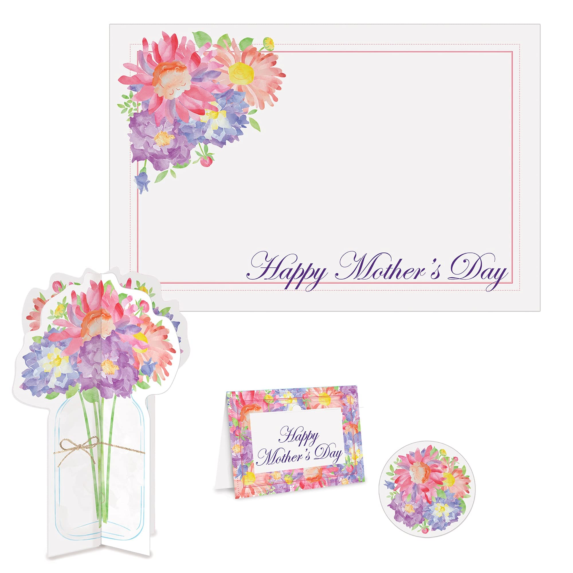 A Beistle Creation Party Supplies Kit de Ajuste para el día de la Madre, Multicolor