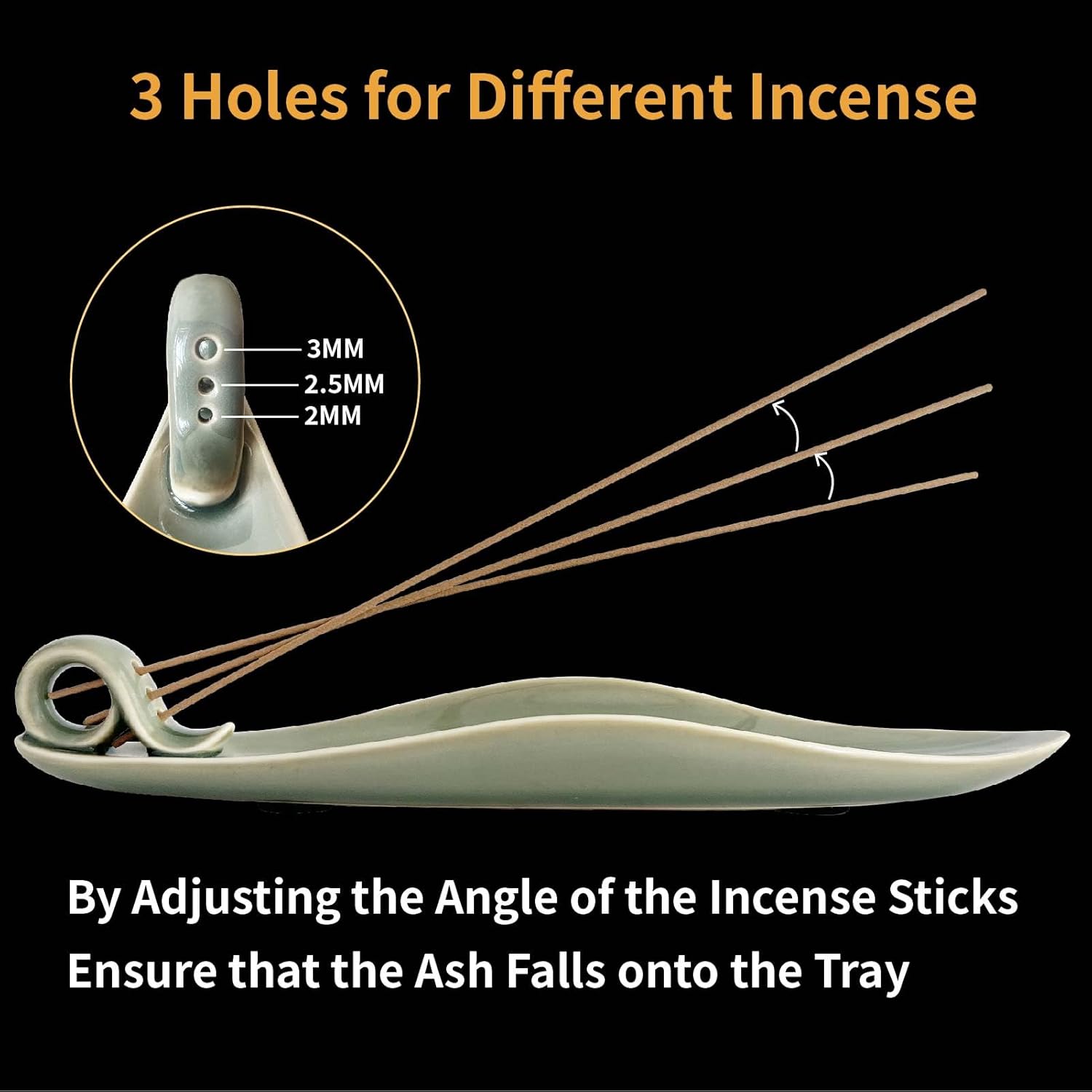 Oud Agarwood Incense Sticks with Holder,Natural Charcoal Free Organic Clean Burning.Premium Quality Oud Sticks(30+Sticks, 8.2 inch),Exquisitely Gift-Boxed for Gift - Image 5