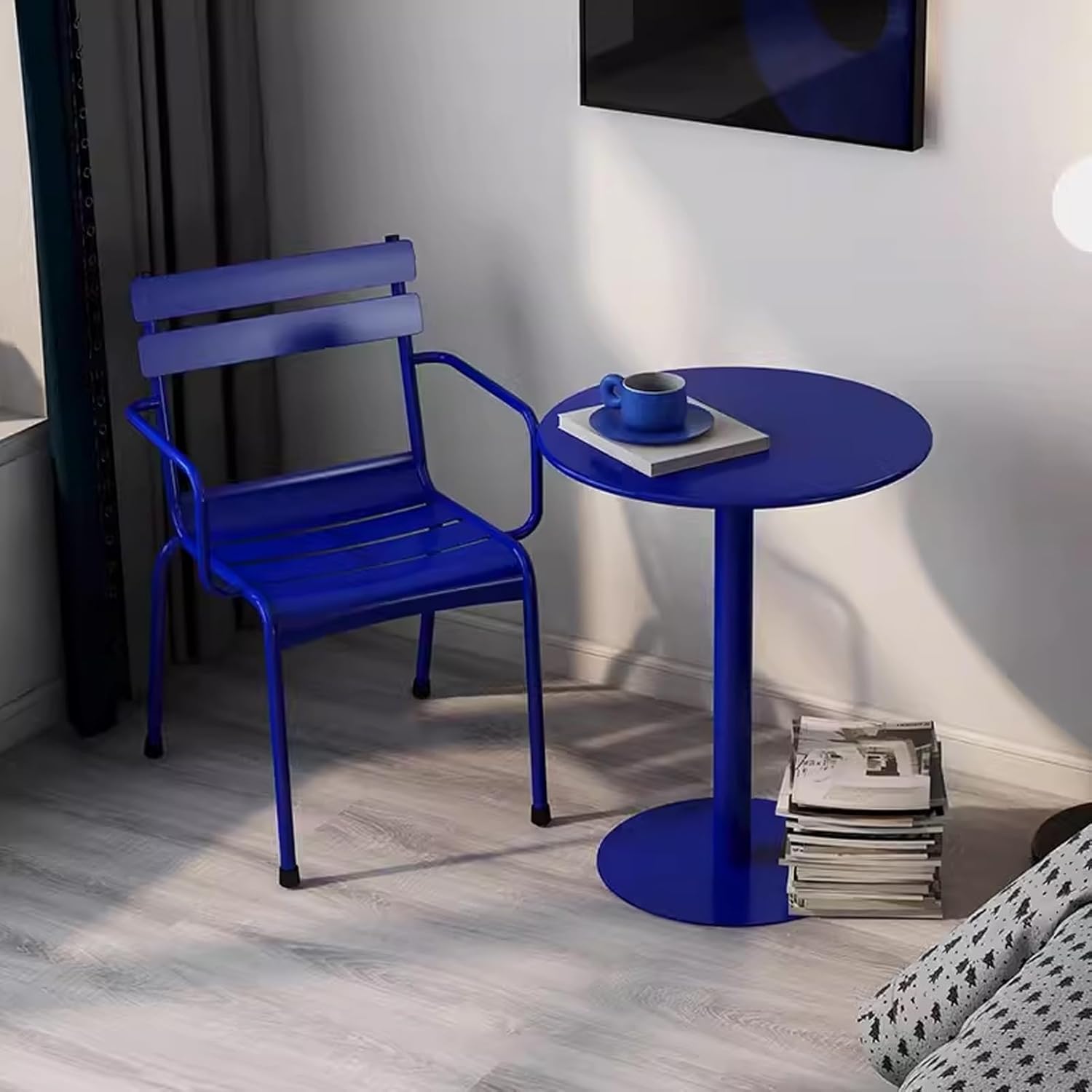 Dining Kitchen Desk, Bistro Table for Cocktail Coffee Drink Counter Table, Home Indoor Living Room Bar Table Pub Table Outdoor Patio Garden Side Table Breakfaset Desk, Ni