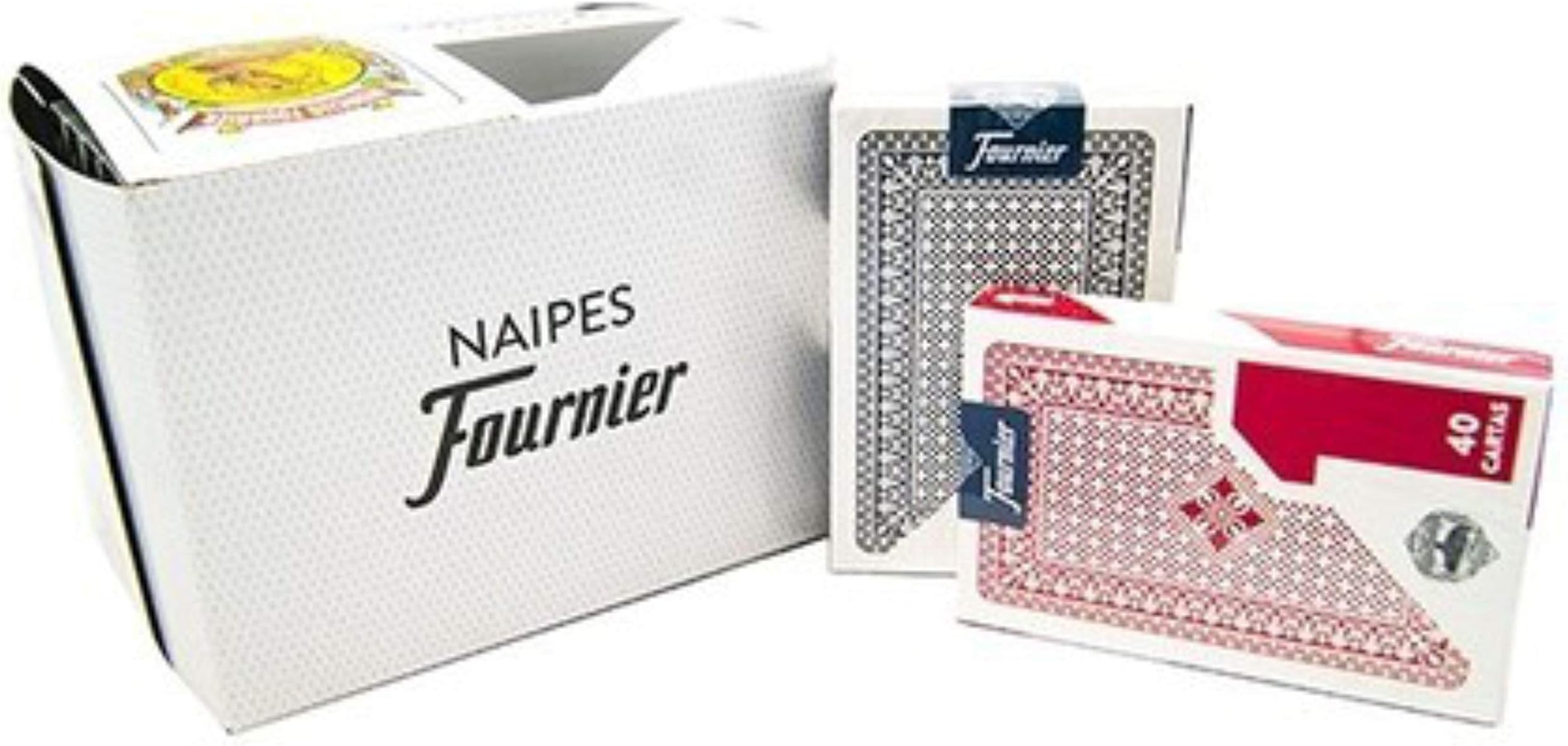 Fournier Set 12 Decks Nº1 40 Cards (6 Red, 6 Blue