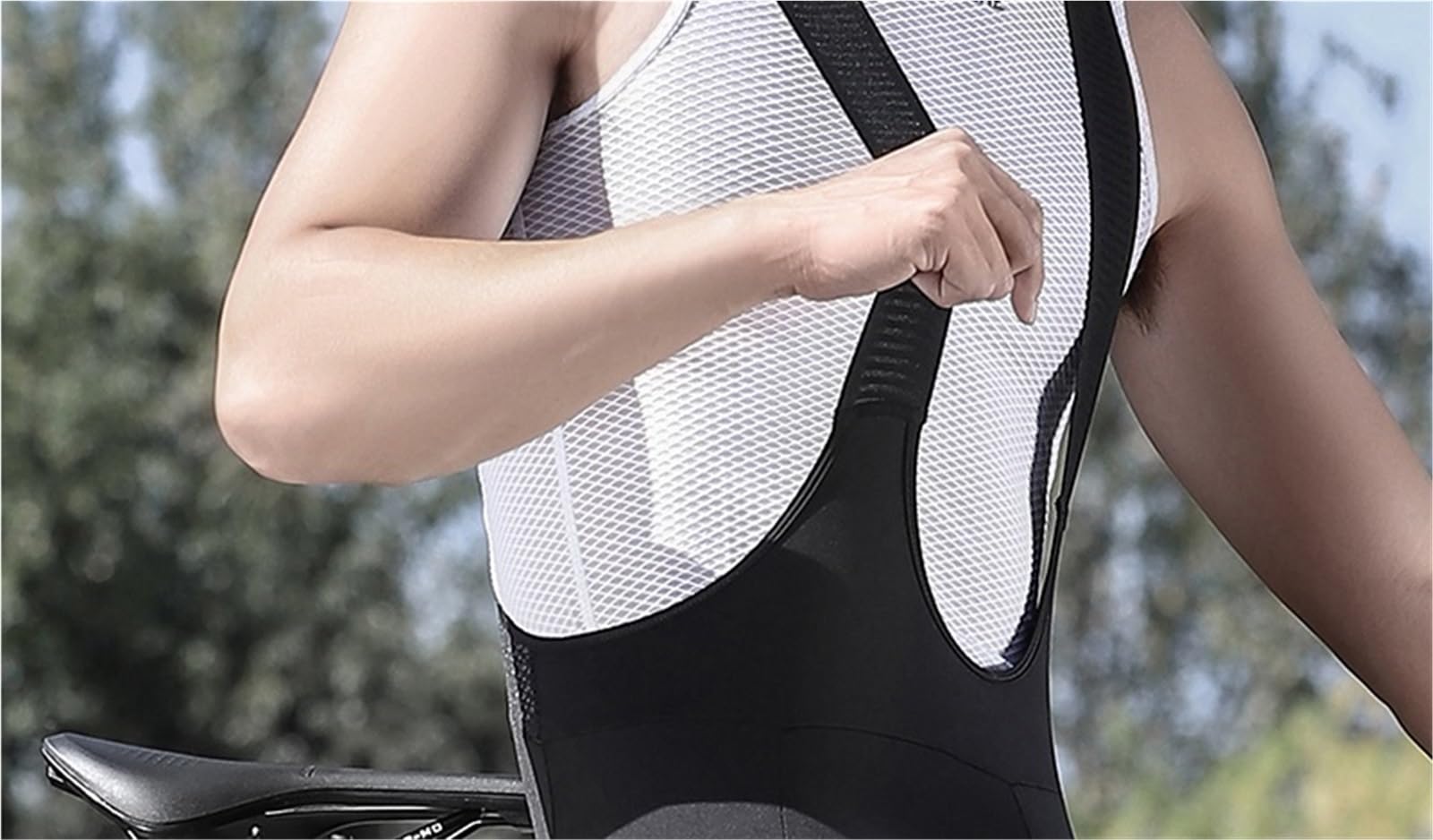 Culote con Tirantes Pantalones con Tirantes de Ciclismo for Hombre, Ropa térmica for Bicicleta de Carretera, Ropa Reflectante for Ciclismo de otoño, Invierno