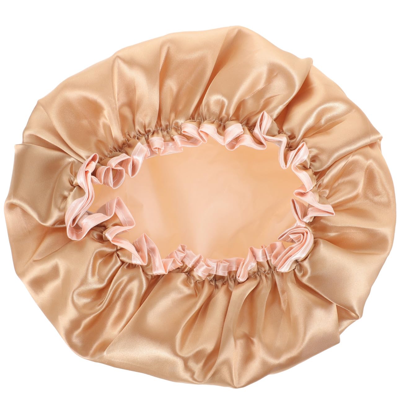 Healvian 4piezas Gorro De Ducha Reutilizable Para Mujeres Diseño Elástico Gorro Para Spa y Cocina Para Cabello y Rizado Champán