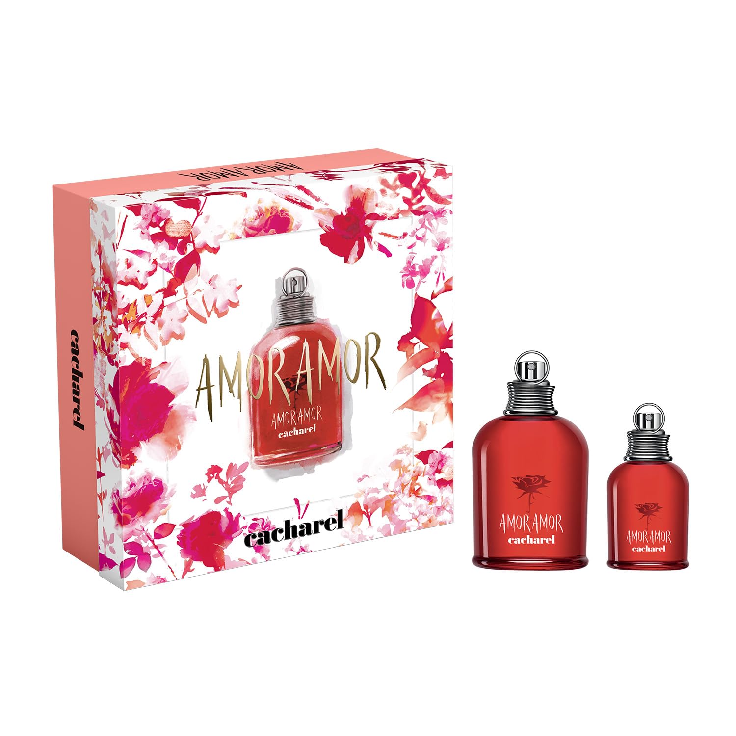 Cacharel Amor Amor - Eau de Toilette & Fragrance Gift Set for Women, Floral, Ambery, Fruity With Notes of Jasmine & Vanilla