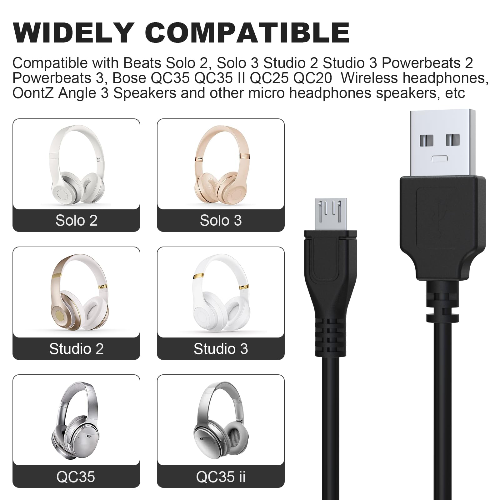 Amazon.co.jp: USB充電ケーブル交換用電源コード Sony XB01 XB10 SRS