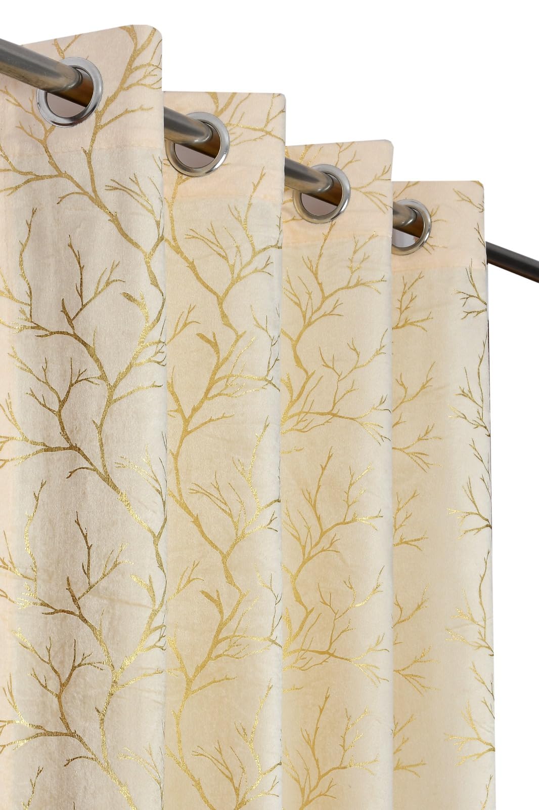 Altica Decor Premium Door Velvet Curtains 8 Feet Long Set of 2 I Room Darking Parde for Living Room Home Kids Bedroom, Cream (B0CSNTVPPY) Amazon Price History, Amazon Price Tracker