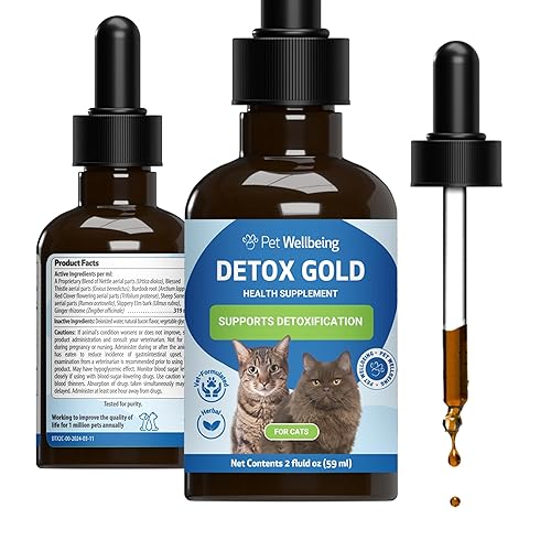 Pet Wellbeing Detox Gold for Cats - Supports Natural Vitality