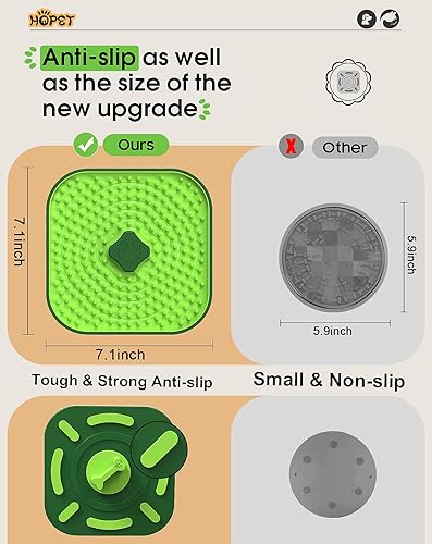 Miniatura 3 de Alfombrilla interactiva grande de 7.1 pulgadas para lamer el aburrimiento y la reducción de la ansiedad, suave y segura para entrenamiento