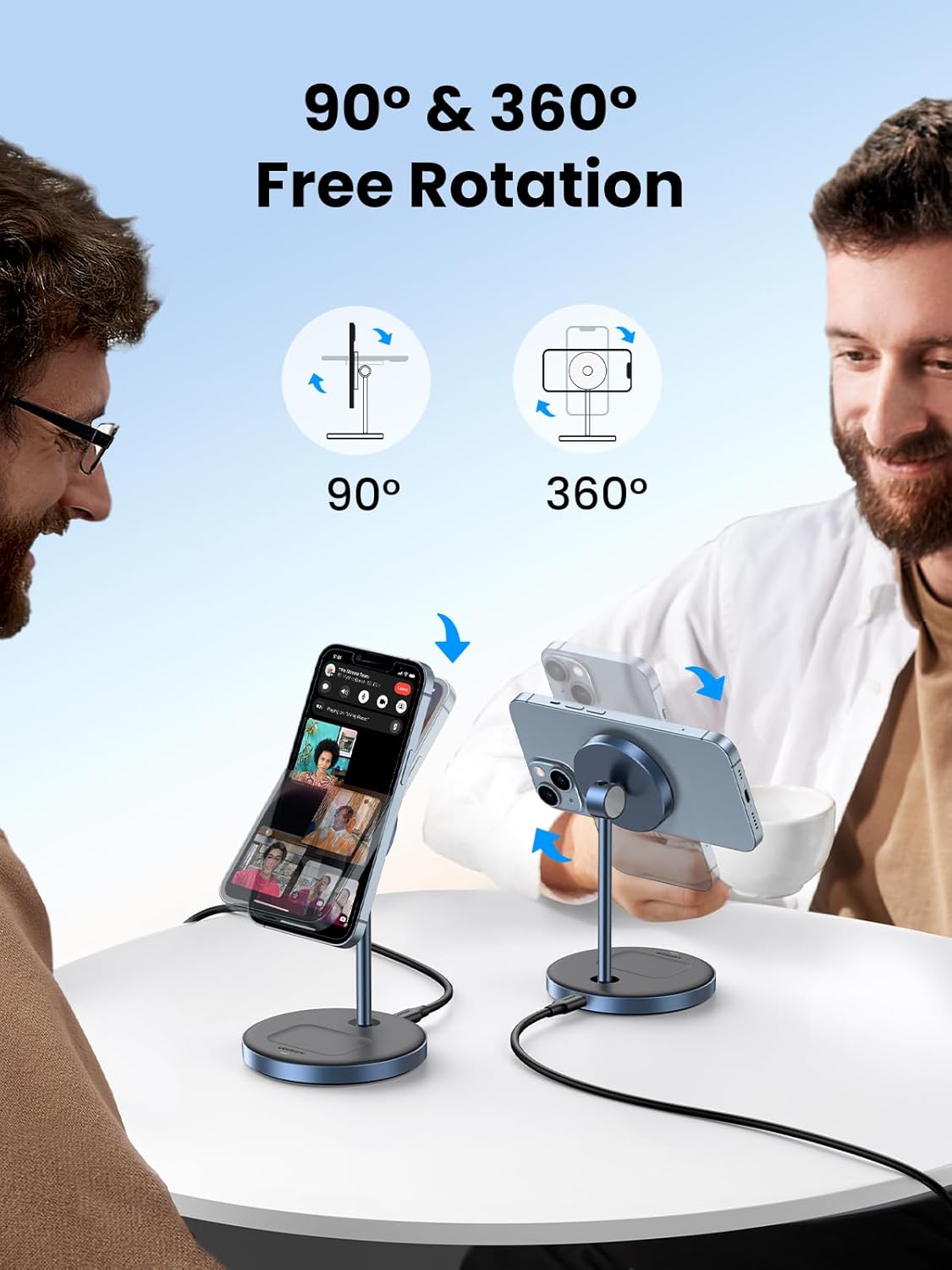 The UGREEN 2-in-1 Magnetic Wireless Charging Station