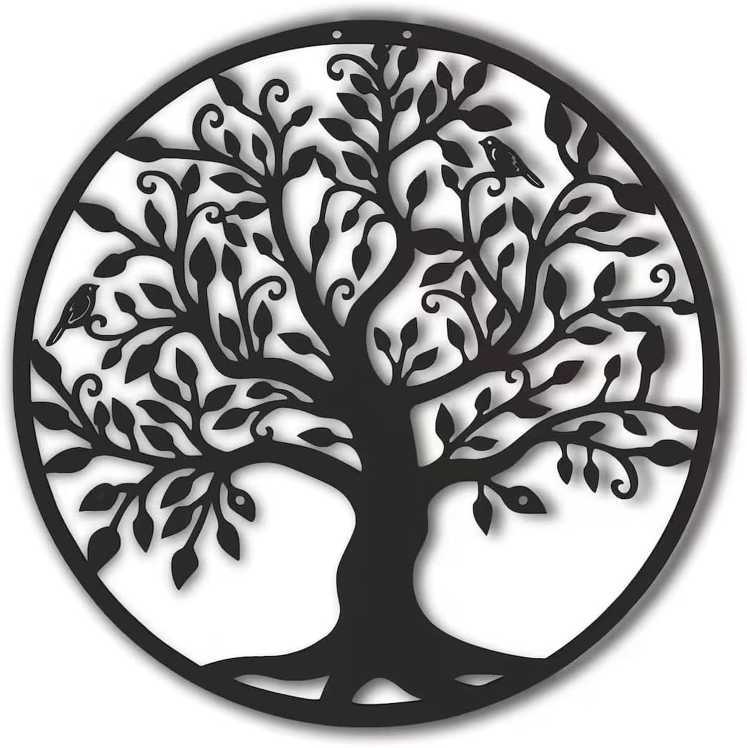 Árbol De La Vida Grande, Arbol Genealogico, Decoracion Pared Metal Letrero Hueco para Colgar En La Pared, Decoración Mural Árbol De La Vida para Oficina, Dormitorio, Sala De Estar