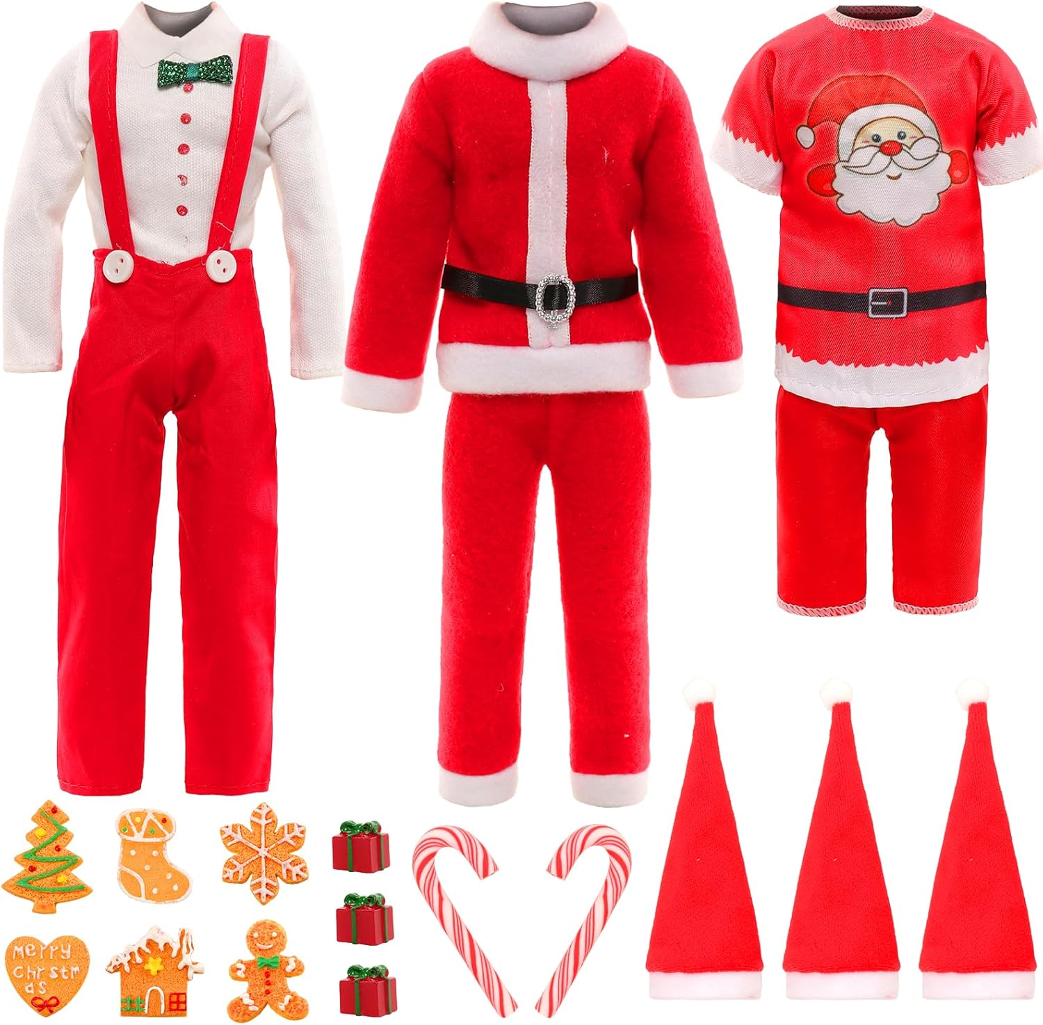 Miunana 12-Inch Boy Doll Clothes Set - 5 Outfits With 3 Pairs Shoes For Male Dolls