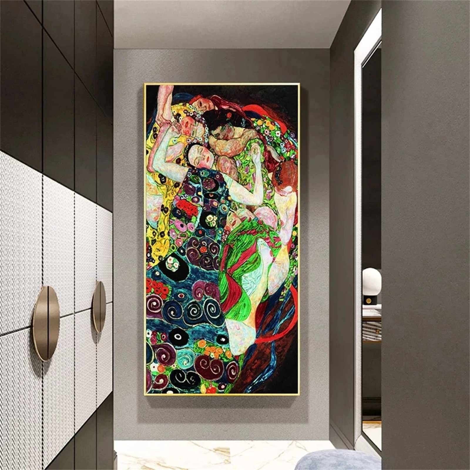 RICUVED Kit per pittura con diamanti natalizi per adulti, kit per pittura a mosaico con gnomi, fai da te rotondo 5D, kit per decorazione artistica da parete per casa, 30 x 40