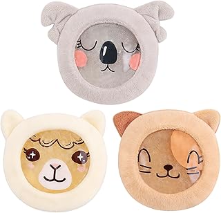 Ice Pack Cold Compress for Kids, 3 Nylon Kid Ice Packs with Soft Sleeve Soothing Bumps Ice Packs for Pain Relief, First Aid, Headache, Cuts & Insect