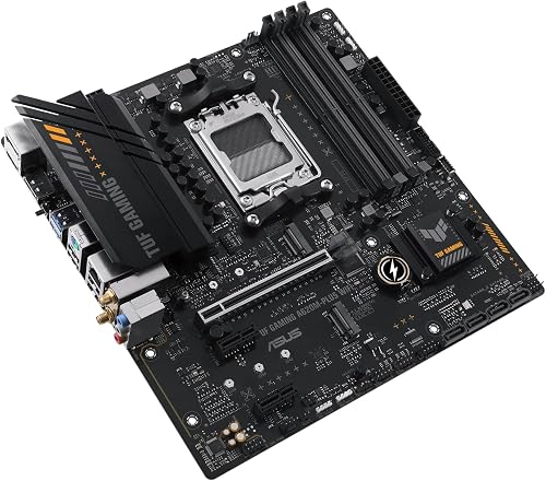 ASUS TUF GAMING A620M-PLUS WIFI, Scheda Madre AMD mATX, Slot DDR5, Nera - 5