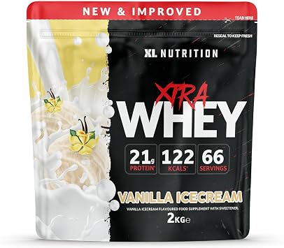 Whey Protein Powder | High Protein, Low Carbohydrates | 67 Servings, 2kg | Suitable for Vegetarians | Ideal for Muscle Building, Recovery Support Vanilla Flavour