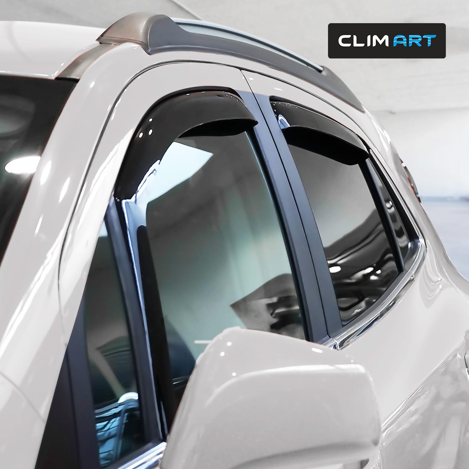 CLIM ART Deflektory do/kompatybilne z Opel Mokka 12-20 - Zintegrowane 4 szt