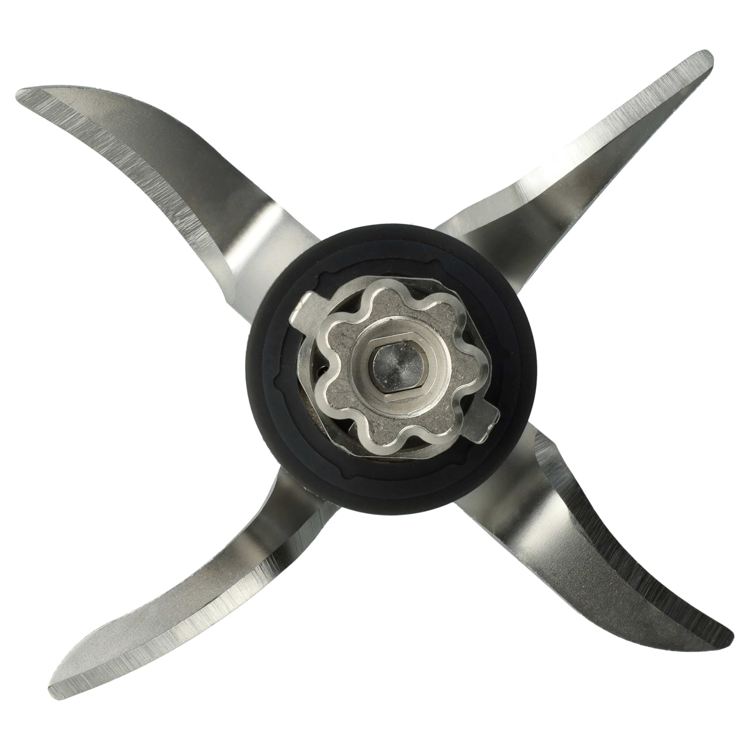 vhbw gruppo lame compatibile con Silvercrest SKMK1200C3, 389505, SKMK1100A1 robot da cucina - Con 4 lame in acciaio inox