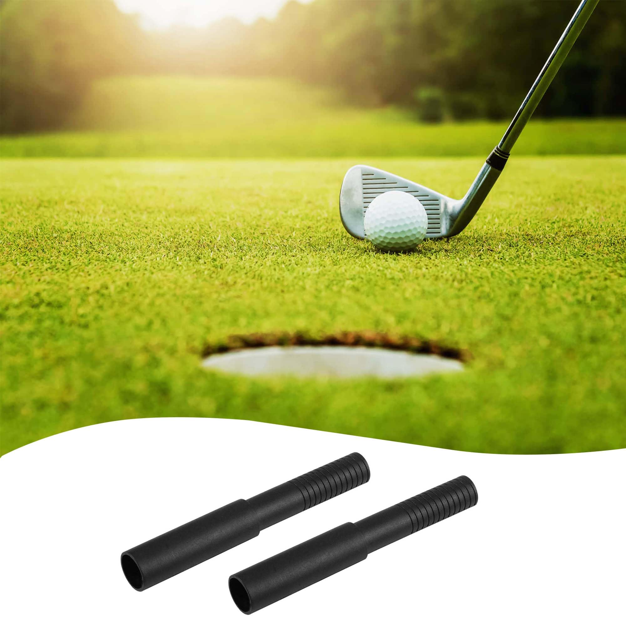 2 Piezas Extensor de Varilla de Golf Prolongación de Varillas de Palos de Golf Varilla de extensión para Palos de Golf Accesorio de extensión para Palos de Golf para Amantes del Golf