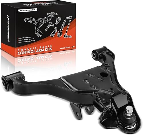 A-Premium Brazo de control inferior delantero derecho, con rótula y buje, compatible con Nissan Frontier 2005-2018, Pathfinder 2005-2012, Xterra
