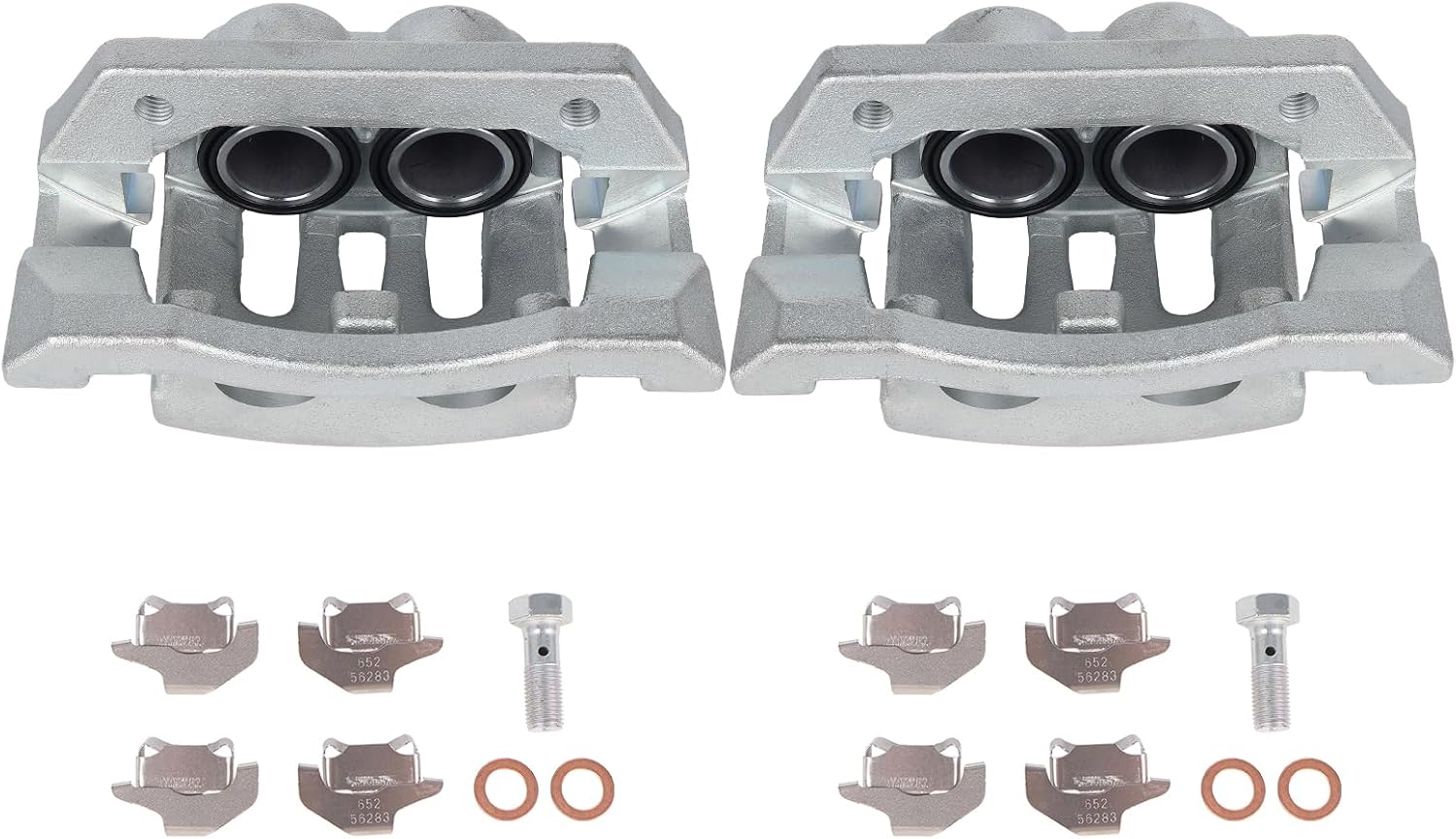 PAROD Rear Disc Brake Caliper Fit for 2008-2012 Ford F-250 Super Duty, F-350 Super Duty Left&Right, Replace for 18B5077 18B5076