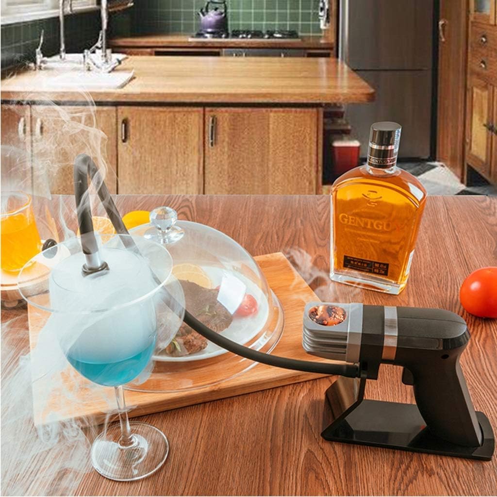 Smoking Gun, Food Smoker, Portable Smoker Gun For Kitchen Indoor/Outdoor, Food Smoke Infuser Cold Smoky Flavors For Meat, Sous Vide, Cocktail
