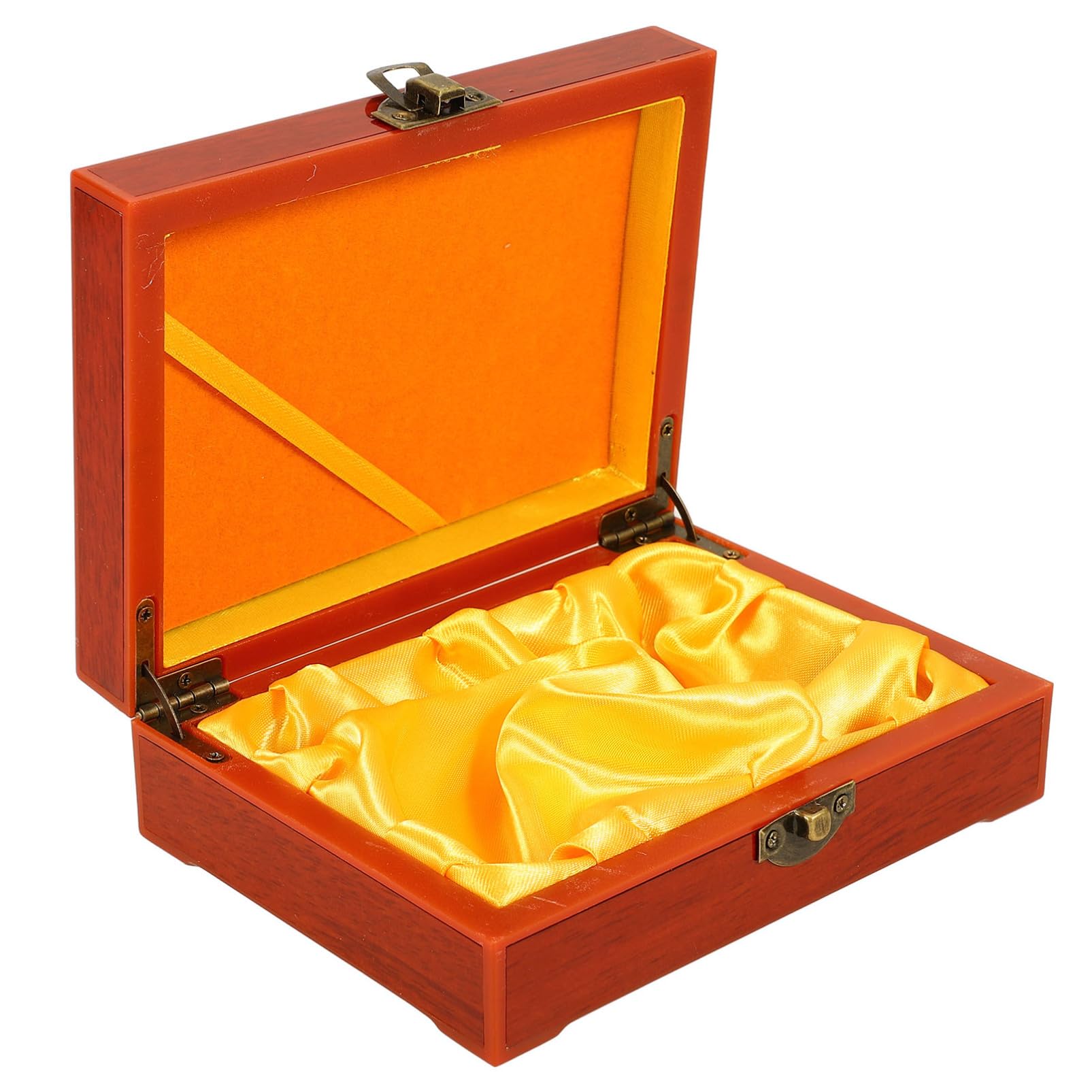 CAXUSD Retro Vintage Trinket Box Multi-use Storage Chest for Jewelry and Keepsakes for Parties and Design and Locking Feature